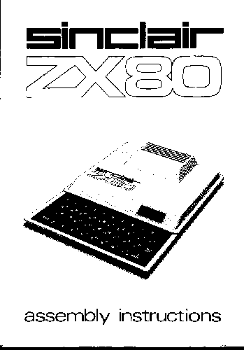 SINCLAIR ZX80